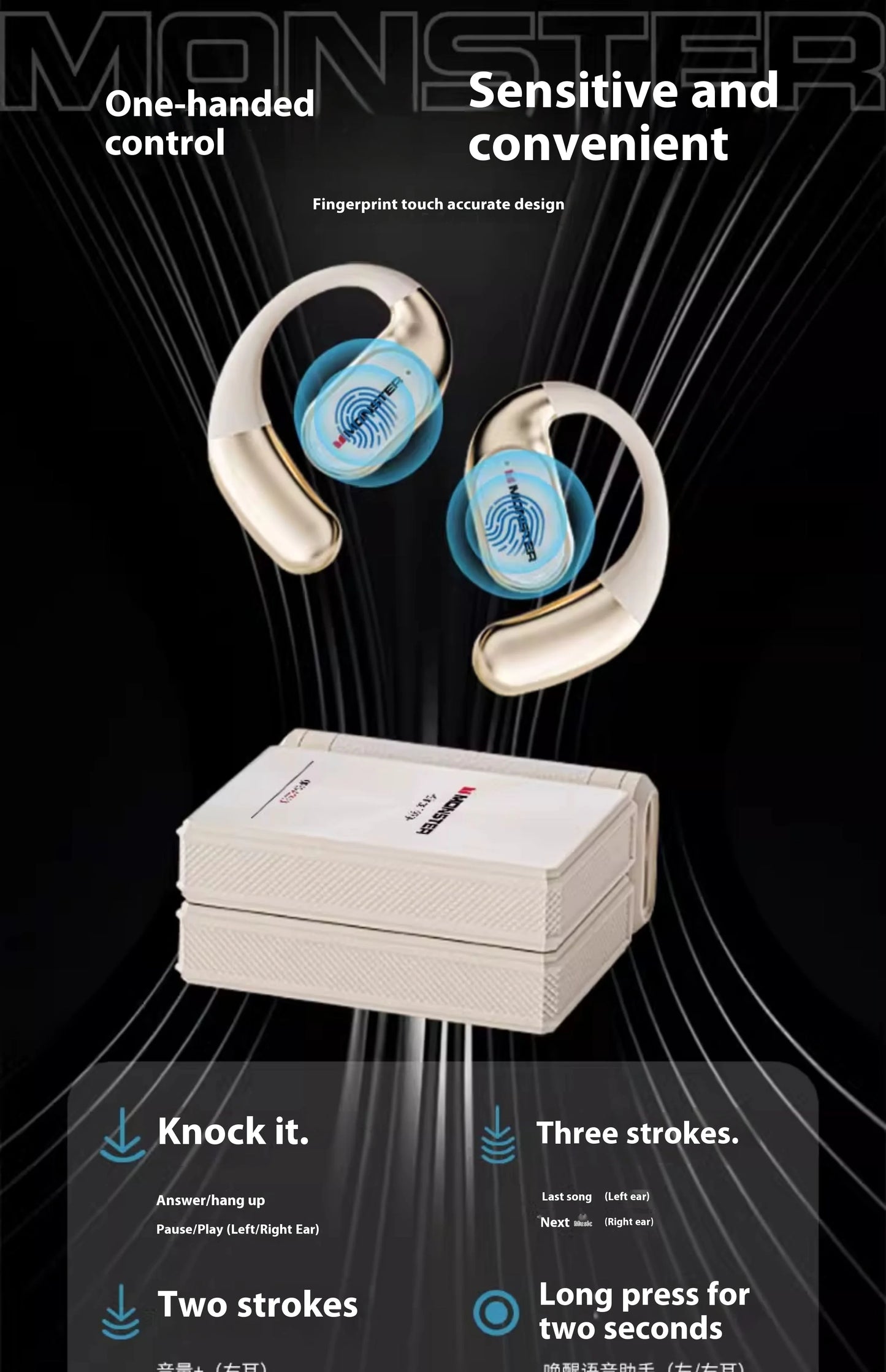 MONSTER Waterproof Sport Headphones